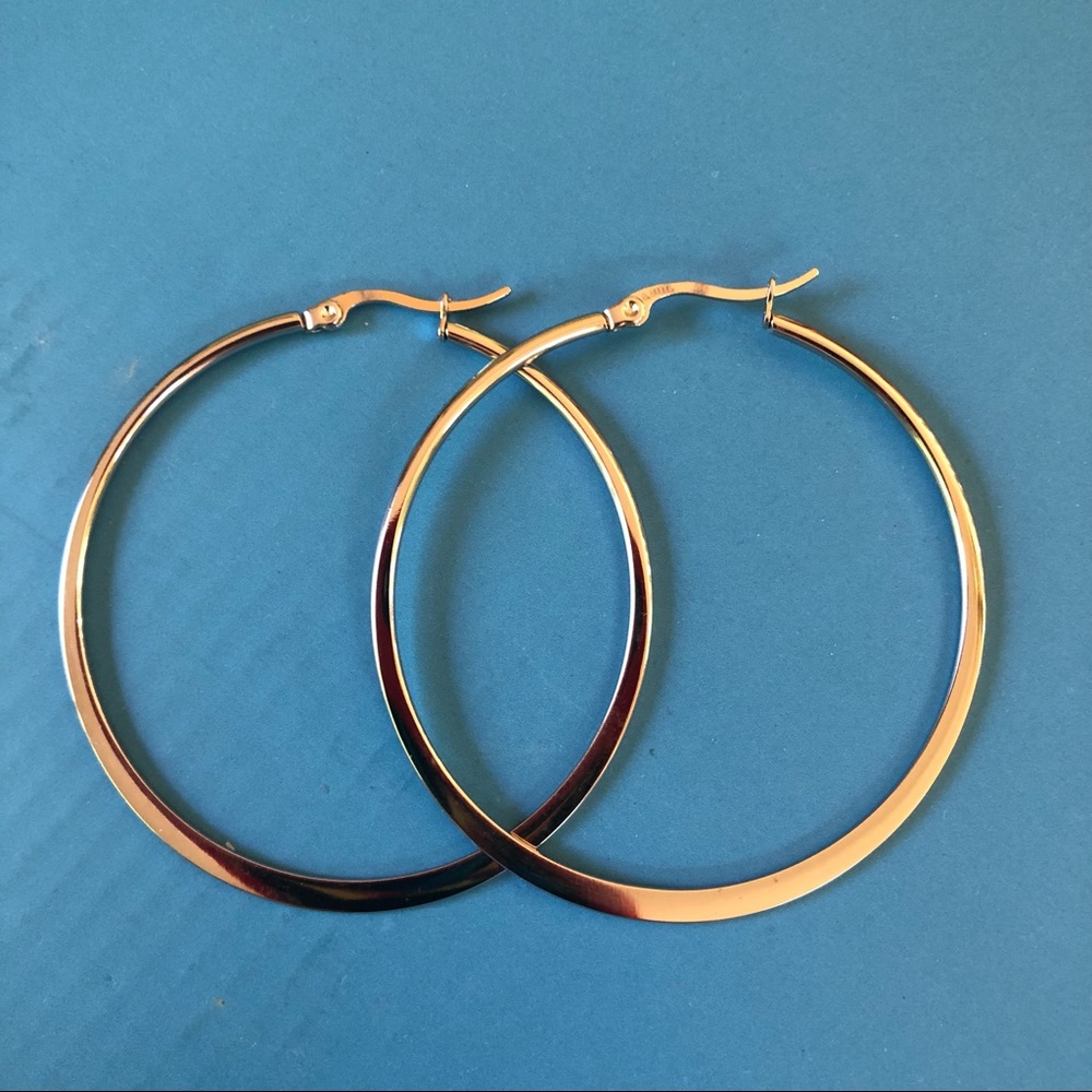 2 Inch Stainless Steel Hoops 💙